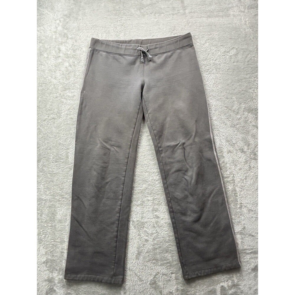 Vans Women’s Gray Fleece Sweatpants Joggers Size XL Drawstring